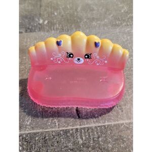 Moose‎ pink yellow bear couch doll accessory toy figure